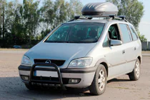 Opel Zafira A 1998-2005 Frontbügel QT006 Schwarz (Edelstahl) Foto 2