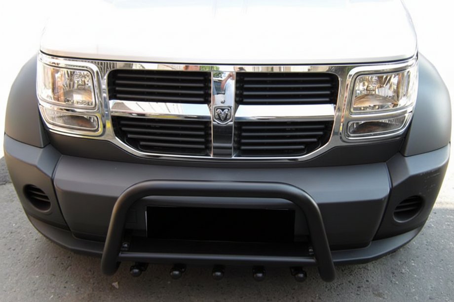 Dodge Nitro 2006-2011 Frontbügel QT006 Schwarz (Edelstahl) Image