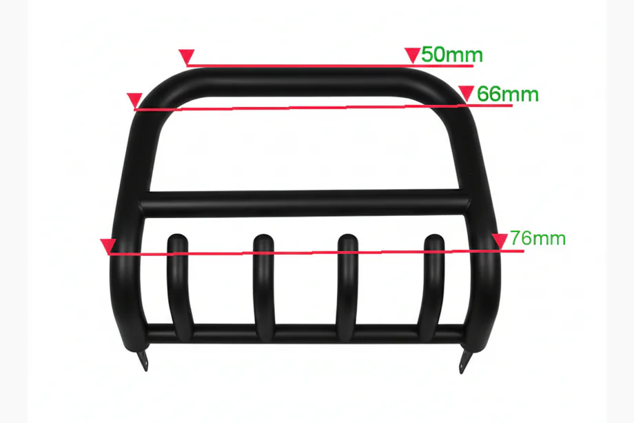 Kia Sorento I BL 2002-2009 Frontbügel QT006 Schwarz (Edelstahl) Image
