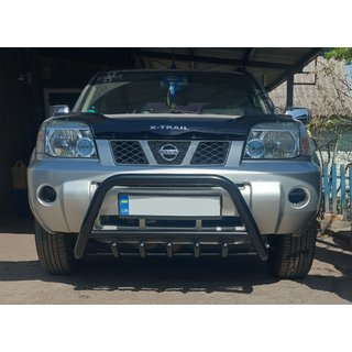 Frontbügel QT006 Schwarz (Edelstahl) Nissan X-trail T30 2002-2007 Foto 1