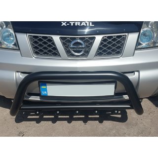 Frontbügel QT006 Schwarz (Edelstahl) Nissan X-trail T30 2002-2007 Foto 2