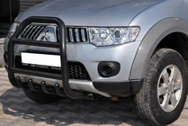 Mitsubishi L200 2006-2015 Frontbügel QT007 Schwarz (Edelstahl) Foto 1
