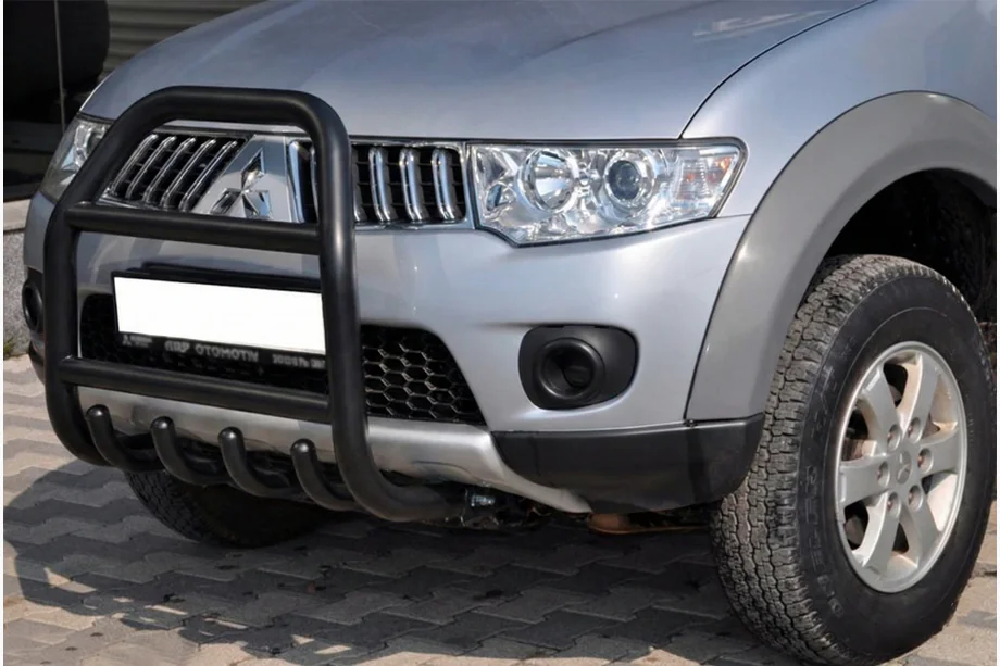 Mitsubishi L200 2006-2015 Frontbügel QT007 Schwarz (Edelstahl) Image