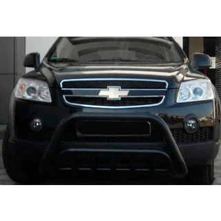 Frontbügel WT002 Schwarz (Edelstahl) Chevrolet Captiva 2006-2019 Foto 3
