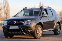Dacia Duster 2008-2018 Frontbügel WT002 Schwarz (Edelstahl) Foto 3