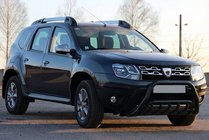 Renault Duster 2008–2017 Frontbügel WT002 Schwarz (Edelstahl) Foto 1