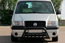 Fiat Scudo 1996-2007 Frontbügel WT002 Schwarz (Edelstahl) Foto 1