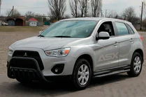 Mitsubishi ASX 2010-2023 Frontbügel WT002 Schwarz (Edelstahl) Foto 2