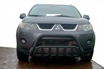 Mitsubishi Outlander 2006-2012 Frontbügel WT002 Schwarz (Edelstahl) Foto 2
