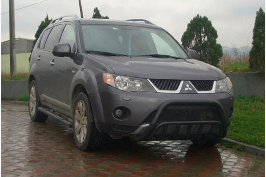 Mitsubishi Outlander 2006-2012 Frontbügel WT002 Schwarz (Edelstahl) Image