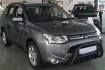 Mitsubishi Outlander 2012-2021 Frontbügel WT002 Schwarz (Edelstahl) Foto 2