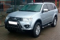Mitsubishi Pajero Sport 2008-2015 Frontschutzbügel WT002 Schwarz (Edelstahl) Foto 2