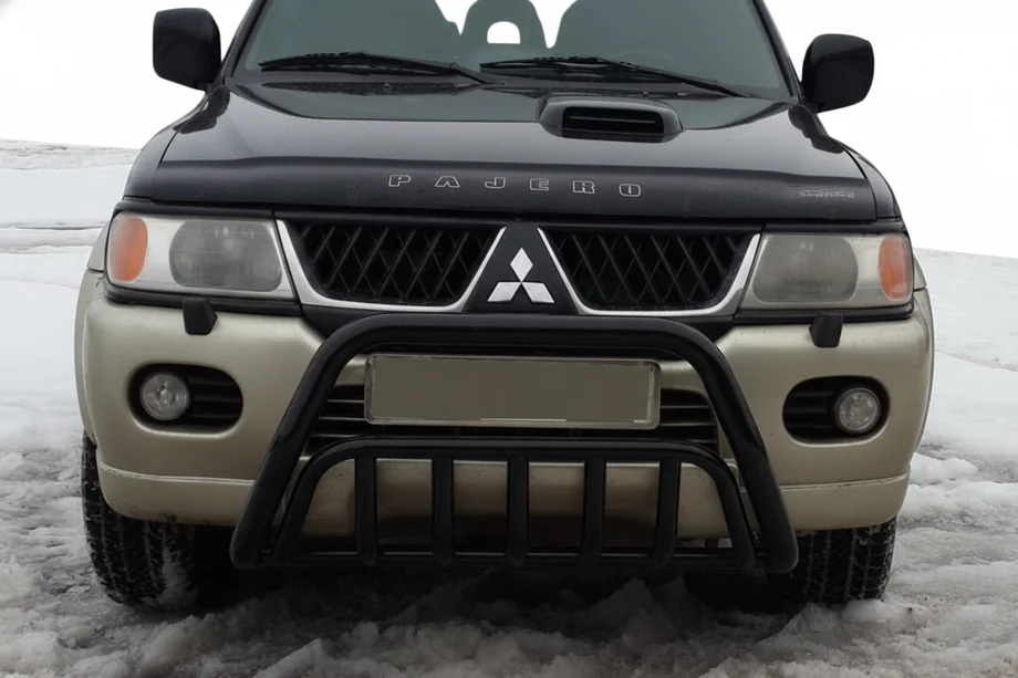 Mitsubishi Pajero Sport 1996-2007 Frontbügel WT002 Schwarz (Edelstahl) Image