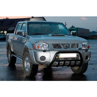 Frontbügel WT002 Schwarz (Edelstahl) Nissan NP300 1999-2015 Foto 3