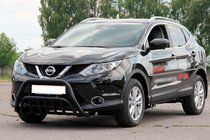 Nissan Qashqai 2014-2021 Frontbügel WT002 Schwarz (Edelstahl) Foto 2