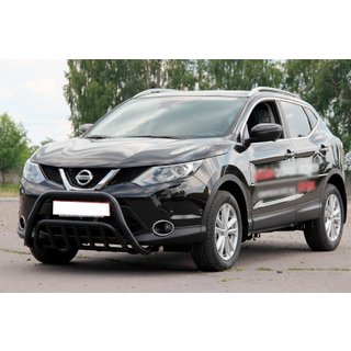 Frontbügel WT002 Schwarz (Edelstahl) Nissan Qashqai 2014-2021 Foto 2