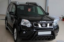 Nissan X-trail T31 2007-2014 Frontschutz WT002 Schwarz (Edelstahl) Foto 1