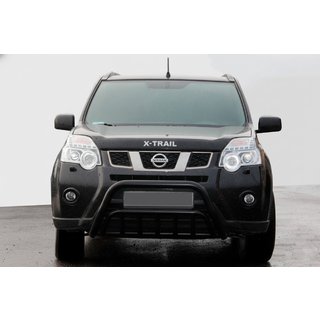 Frontschutz WT002 Schwarz (Edelstahl) Nissan X-trail T31 2007-2014 Foto 2