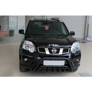 Frontschutz WT002 Schwarz (Edelstahl) Nissan X-trail T31 2007-2014 Foto 4