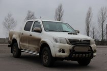Toyota Hilux 2006-2015 Frontbügel WT002 Schwarz (Edelstahl) Foto 2