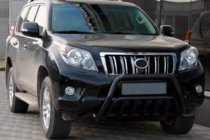 Toyota Land Cruiser Prado 150 2009-2023 Frontbügel WT002 Schwarz (Edelstahl) Foto 4