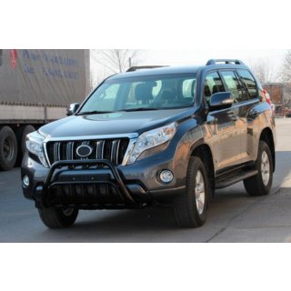Frontbügel WT002 Schwarz (Edelstahl) Toyota Land Cruiser Prado 150 2009-2023 Foto 3