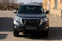 Toyota Land Cruiser Prado 150 2009-2023 Frontbügel QT007 Schwarz (Edelstahl) Foto 3