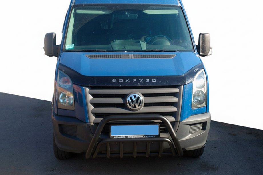 Volkswagen Crafter 2006-2016 Frontbügel WT002 Schwarz (Edelstahl) Image
