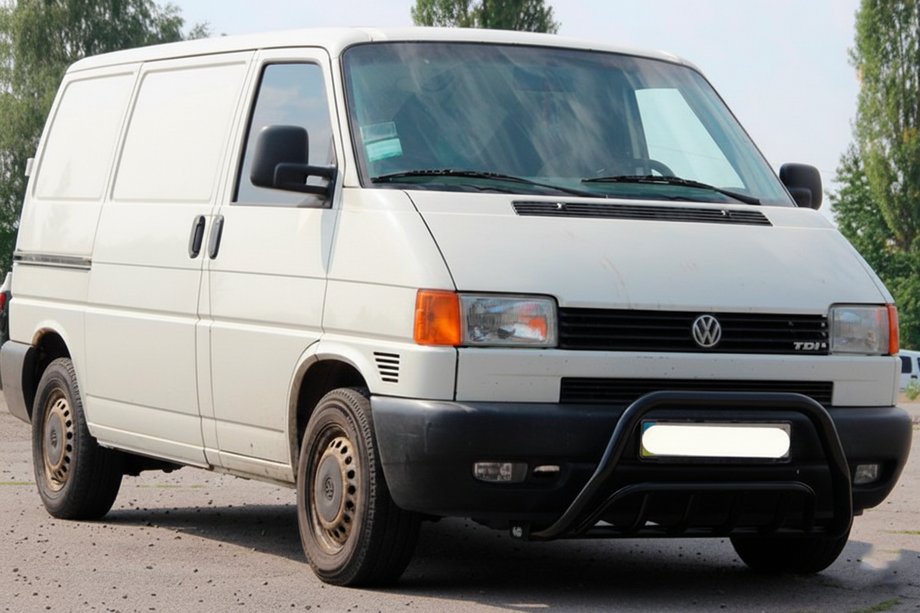 Volkswagen T4 Caravelle/Multivan 1990–2003 Frontbügel WT002 Schwarz (Edelstahl) Image