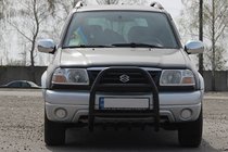 Suzuki Vitara 1998-2006 Frontbügel QT007 Schwarz (Edelstahl) Foto 3
