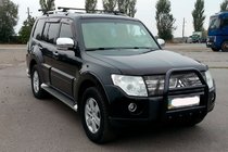 Mitsubishi Pajero Wagon III 1999-2006 Frontbügel QT007 Schwarz (Edelstahl) Foto 1