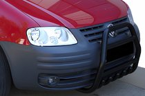 Volkswagen Caddy 2004-2010 Frontbügel QT007 Schwarz (Edelstahl) Foto 1