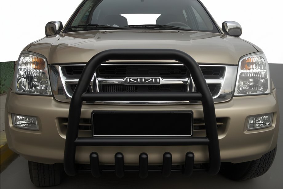 Isuzu D-Max 2011-2019 Frontschutzbügel QT007 Schwarz (Edelstahl) Image