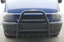 Ford Transit 2000–2014 Frontbügel QT007 Schwarz (2000-2006, Edelstahl) Foto 1