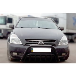 Frontbügel WT002 Schwarz (2006-2013, Edelstahl) Kia Carnival 2002-2013 Foto 1