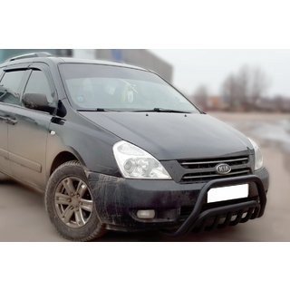 Frontbügel WT002 Schwarz (2006-2013, Edelstahl) Kia Carnival 2002-2013 Foto 2