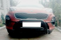 Kia Sportage 2015-2021 Frontbügel WT002 Schwarz (Edelstahl) Foto 1