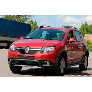 Frontbügel WT007 Schwarz (Edelstahl) Renault Sandero 2013-2022 Foto 2