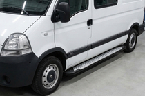 Opel Movano 2004-2010 Trittbretter Allmond Grey (2 Stk., Aluminium) Foto 1