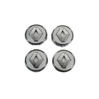 Graue Felgendeckel mit Ring 81568GR (57mm auf 49mm, 4 Stk) Foto 1