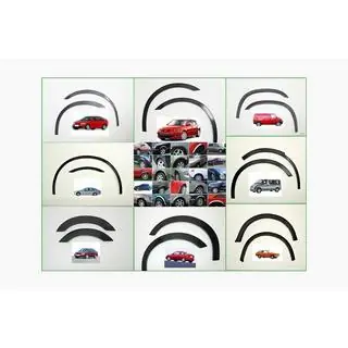 Radlaufverkleidungen (HB, 4 Stk., schwarz) Opel Astra H 2004-2013 Foto 2