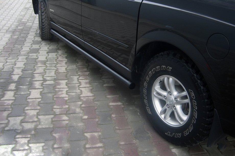 SsangYong Action 2005-2018 Seitliche Trittrohre Black (2 Stk., Edelstahl) Image