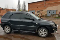 Kia Sportage 2004-2010 Seitenschutzrohre Black (2 Stk., Edelstahl) Foto 4