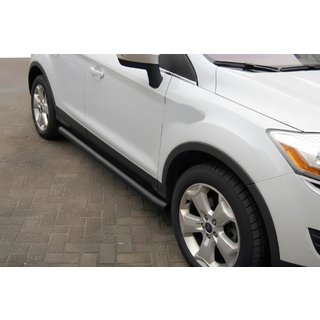 Seitenschutzrohre Black (2 Stk., Edelstahl) Ford Kuga 2008-2013 Foto 1