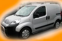 Peugeot Bipper 2008-2017 Seitliche Trittrohre Black (2 Stk., Edelstahl) Foto 1
