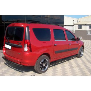 Seitenschutzrohre Black (2 Stk., Edelstahl) Renault Logan MCV 2005-2013 Foto 4