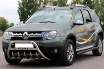 Dacia Duster 2008-2018 Seitliche Trittrohre mit Einsätzen Black (2 Stk., Edelstahl) Foto 4