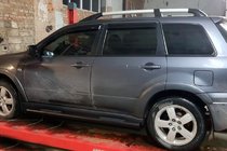 Mitsubishi Outlander 2001-2006 Seitliche Trittrohre Black (2 Stk., Edelstahl) Foto 1