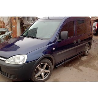 Seitenschutzrohre Black (2 Stk., Edelstahl) Opel Combo 2002–2012 Foto 1
