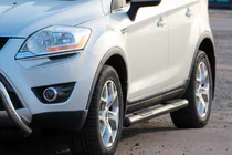 Ford Kuga 2008-2013 Seitliche Trittrohre gerade Black (2 Stk., Edelstahl) Foto 1